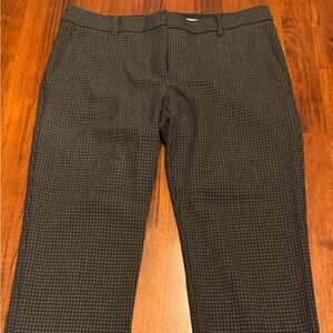 Ann Taylor Houndstooth Cropped Pants